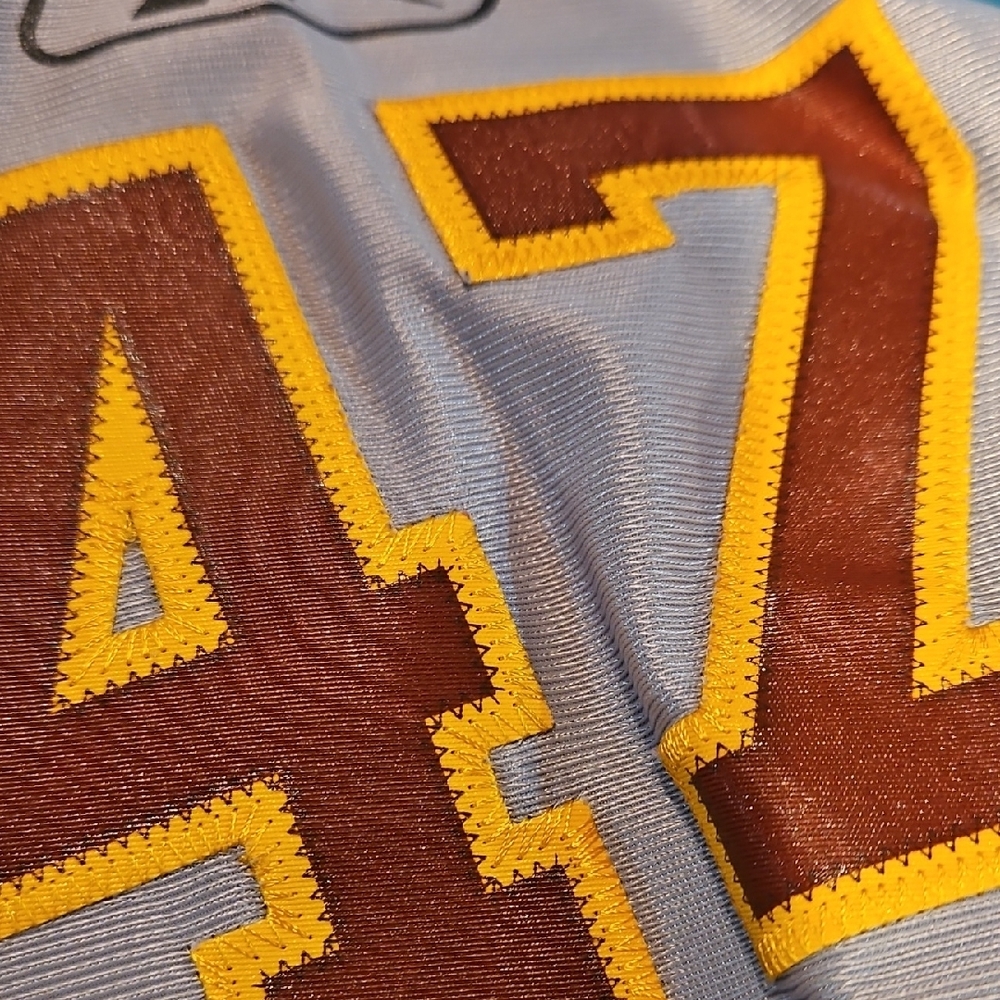 Chris Cooley REDSKINS Team Gray and Burgundy Men's JERSEY - Picture 7 of 7
